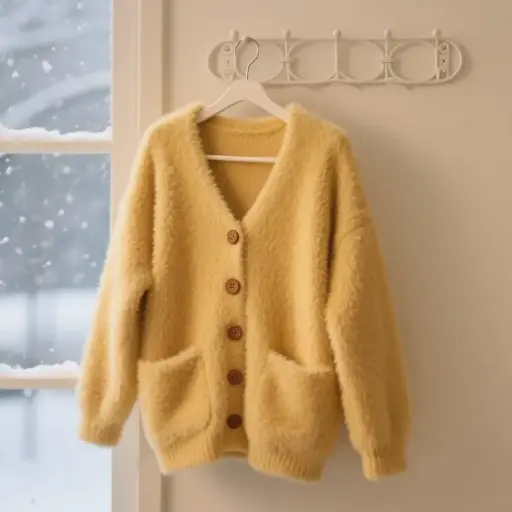 溫馨絨毛開衫外套